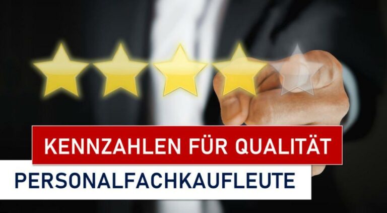 Welche Kennzahlen für Qualitätsmaßnahmen gibt es Ausbilderwelt